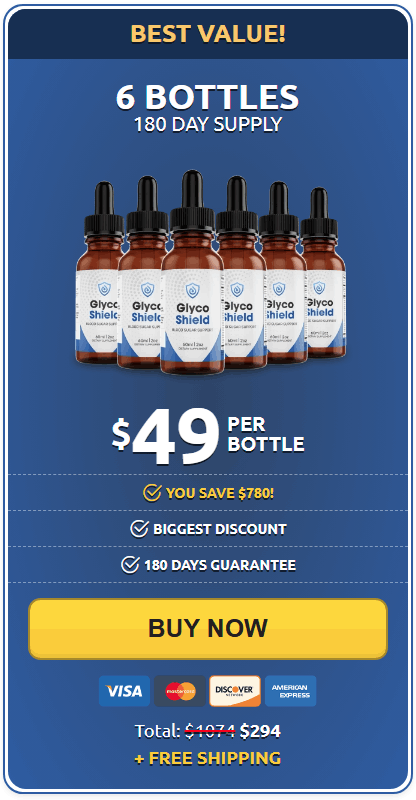 GlycoShield 6 bottle price 